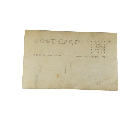 Rare Vintage Collectible Real Photo Postcard Man in Hat Oval Picture AZO 1900s? - Picture 4 of 7